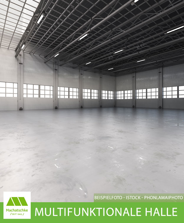 Multifunktionales Solitärobjekt für Lager, Produktion und Logistik mit Freifläche